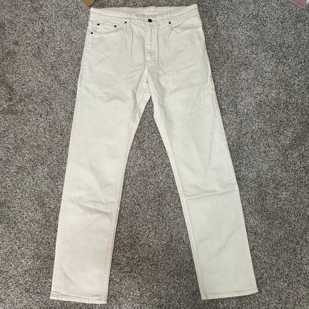 BILLS KHAKIS Men's 5-Pkt Classic Fit Bullard Twill Size 34 In Bone - Picture 2 of 11